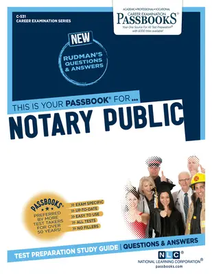 Notár, 531: študijná príručka k preukazom - Notary Public, 531: Passbooks Study Guide