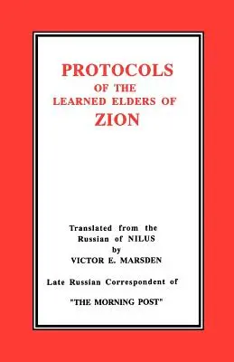 Protokoly učených starších zo Sionu - The Protocols of the Learned Elders of Zion
