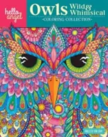 Ahoj anjelské sovy Divoké a náladové sfarbenie kolekcie - Hello Angel Owls Wild & Whimsical Coloring Collection