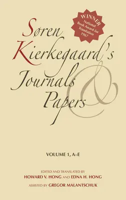 Denníky a spisy Srena Kierkegaarda, zväzok 1: A-E - Sren Kierkegaard's Journals and Papers, Volume 1: A-E