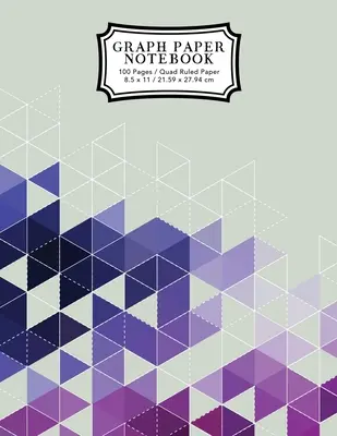 Zošit z grafického papiera: Fialový zošit s mriežkou, grafický papier, štvorstranný - Graph Paper Notebook: Purple Grid Boxes Grid Paper Composition Notebook, Graphing Paper, Quad Ruled