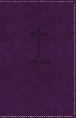 KJV, darčeková Biblia Deluxe, imitácia kože, fialová farba, vydanie s červenými písmenami - KJV, Deluxe Gift Bible, Imitation Leather, Purple, Red Letter Edition