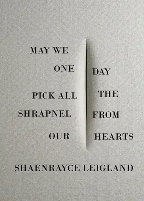Kiež by sme jedného dňa vybrali všetky šrapnely z našich sŕdc - May We One Day Pick All the Shrapnel From Our Hearts