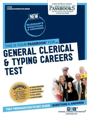 Test pre všeobecné úradnícke a pisárske povolania, 3720 - General Clerical & Typing Careers Test, 3720