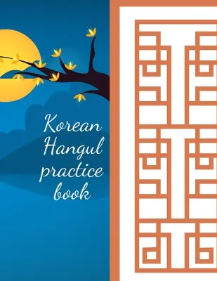 Zošit na precvičovanie kórejského jazyka Hangul - Korean Hangul practice book
