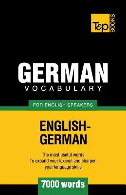 Nemecký slovník pre anglicky hovoriacich - 7000 slov - German vocabulary for English speakers - 7000 words