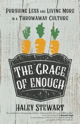 Milosť dostatku: Dostatok: Snaha o menej a viac života v kultúre vyhadzovania vecí - The Grace of Enough: Pursuing Less and Living More in a Throwaway Culture