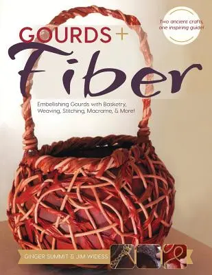 Tekvica + vlákna: Vlákna: zdobenie tekvíc pomocou košíkárstva, tkania, šitia, makramu a ďalších spôsobov - Gourds + Fibers: Embellishing Gourds with Basketry, Weaving, Stitching, Macram & More