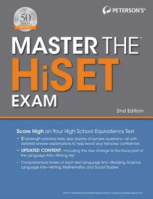 Zvládnuť skúšku Hiset, 2. vydanie - Master the Hiset Exam, 2nd Edition