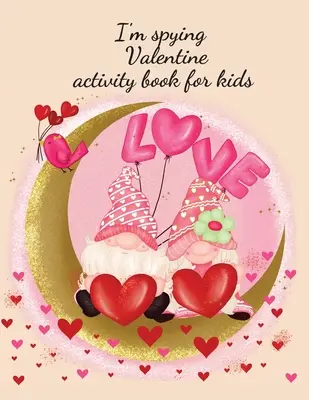 Špehujem Valentína kniha aktivít pre deti - I'm spying Valentine activity book for kids
