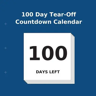 Odpočítavací kalendár na 100 dní - 100 Day Tear-Off Countdown Calendar