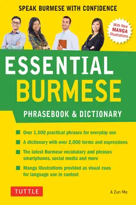 Základná barmská frázová príručka a slovník: Hovoriť barmsky s istotou - Essential Burmese Phrasebook & Dictionary: Speak Burmese with Confidence