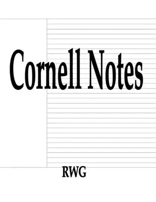 Cornellove poznámky: 200 strán 8,5 X 11 - Cornell Notes: 200 Pages 8.5 X 11