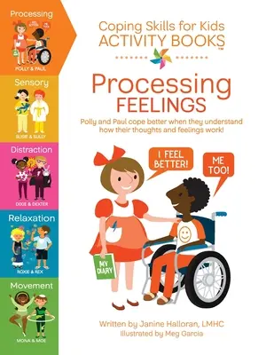 Zvládacie zručnosti pre deti Knihy aktivít: Spracovanie pocitov - Coping Skills for Kids Activity Books: Processing Feelings
