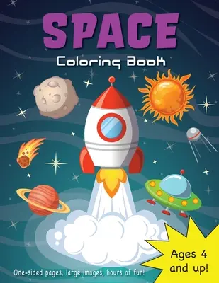 Vesmírne omaľovánky pre deti vo veku 4-8 rokov! - Space Coloring Book for Kids Ages 4-8!