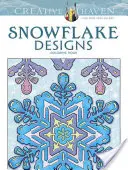 Omaľovánky s motívmi snehových vločiek Creative Haven - Creative Haven Snowflake Designs Coloring Book