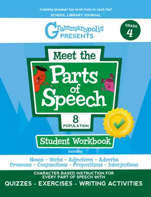 Pracovný zošit Časti reči, 4. ročník - The Parts of Speech Workbook, Grade 4