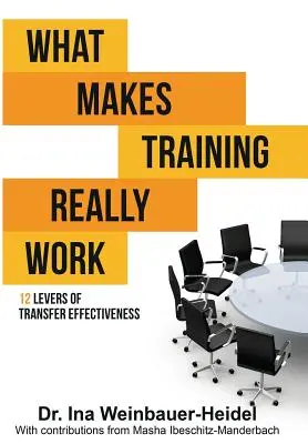 Vďaka čomu školenia skutočne fungujú: 12 pák efektívnosti transferu - What Makes Training Really Work: 12 Levers of Transfer Effectiveness
