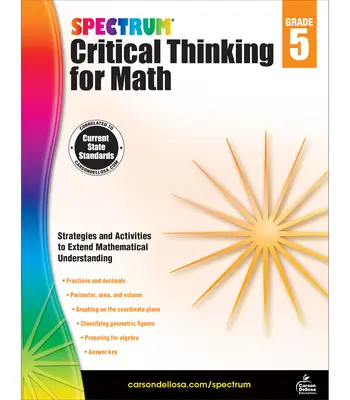 Spektrum Kritické myslenie pre matematiku, 5. ročník - Spectrum Critical Thinking for Math, Grade 5