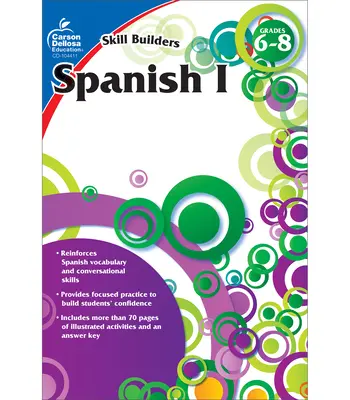 Španielčina I, ročníky 6 - 8 (Skill Builders), ročníky 6 - 8 - Spanish I, Grades 6 - 8 (Skill Builders), Grades 6 - 8
