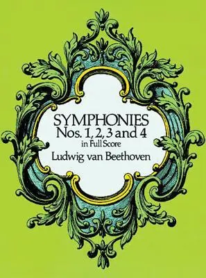 Symfónie č. 1, 2, 3 a 4 v úplnom znení - Symphonies Nos. 1, 2, 3 and 4 in Full Score