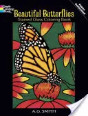 Nádherné motýle Vitráže Omaľovánky - Beautiful Butterflies Stained Glass Coloring Book