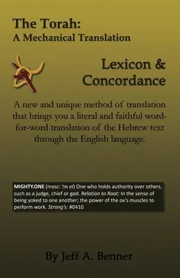 Tóra: Mechanický preklad - Lexikón a konkordancia - The Torah: A Mechanical Translation - Lexicon and Concordance
