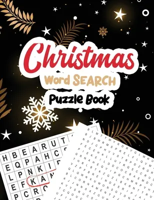 Vianočná kniha hádanie slov: Vianočné slovné hádanky, kniha aktivít na precvičenie mozgu, šikovne skryté slovné hádanky pre dospelých, tínedžerov a - Christmas Word Search Puzzle Book: Christmas Word Search Puzzle, Exercise Your Brain Activity Book, Cleverly Hidden Word Searches for Adults, Teens, a