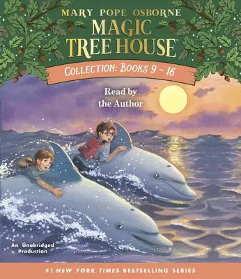 Zbierka Magic Tree House: Knihy 9-16: #9: Delfíny za úsvitu; #10: Mesto duchov; #11: #12: Ľadové medvede pred spaním; #13: Vulkán; #14: Drag - Magic Tree House Collection: Books 9-16: #9: Dolphins at Daybreak; #10: Ghost Town; #11: Lions; #12: Polar Bears Past Bedtime; #13: Volcano; #14: Drag