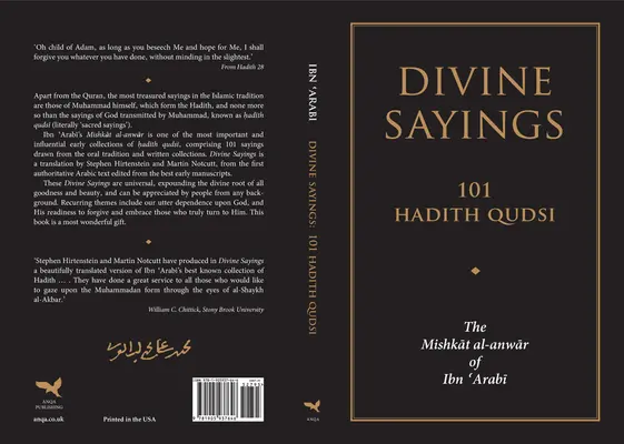 Božské výroky: 101 Hadith Qudsi: Mishkat Al-Anwar Ibn 'Arabiho - Divine Sayings: 101 Hadith Qudsi: The Mishkat Al-Anwar of Ibn 'Arabi