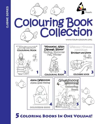 Odžibvejská zbierka omaľovánok - Ojibwe Colouring Book Collection