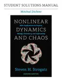 Príručka študentských riešení pre nelineárnu dynamiku a chaos, 2. vydanie - Student Solutions Manual for Nonlinear Dynamics and Chaos, 2nd Edition
