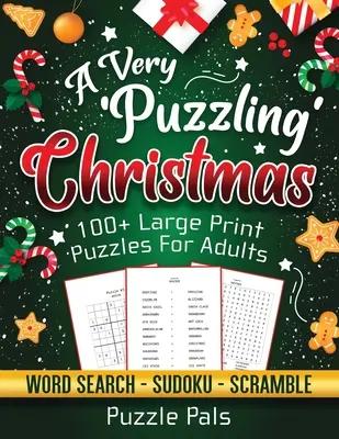 Veľmi hádankové Vianoce: Hádanky pre dospelých: 100+ hádaniek pre dospelých vo veľkom formáte - A Very Puzzling Christmas: 100+ Large Print Puzzles For Adults
