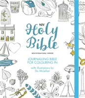 NIV Journalling Bible for Colouring In - S nepopísanými okrajmi a ilustráciami na vyfarbenie - NIV Journalling Bible for Colouring In - With unlined margins and illustrations to colour in