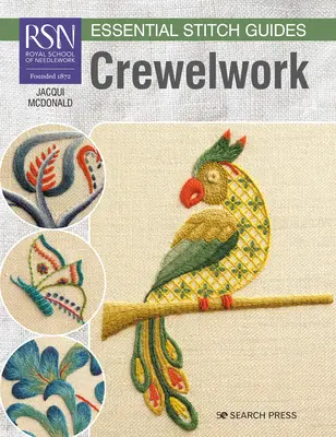Rsn Základné príručky stehov: Crewelwork - Large Format Edition - Rsn Essential Stitch Guides: Crewelwork - Large Format Edition