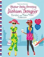 Nálepka Dolly Dressing Módny návrhár Londýn a New York Collection - Sticker Dolly Dressing Fashion Designer London and New York Collection