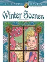 Creative Haven Zimné scény Omaľovánky - Creative Haven Winter Scenes Coloring Book
