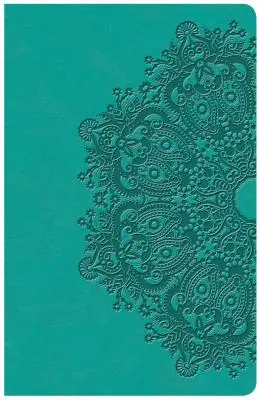Biblia KJV s veľkou tlačou v osobnej veľkosti, Teal Leathertouch - KJV Large Print Personal Size Reference Bible, Teal Leathertouch