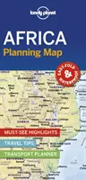 Lonely Planet Afrika Plánovacia mapa 1 - Lonely Planet Africa Planning Map 1