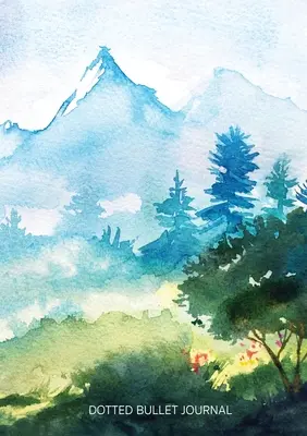 Akvarelová stráň - bodkovaný bullet journal: Stredný A5 - 5,83X8,27 - Watercolor Hillside - Dotted Bullet Journal: Medium A5 - 5.83X8.27