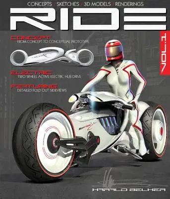 Jazda: Futuristický koncept elektrického motocykla - Ride: Futuristic Electric Motorcycle Concept