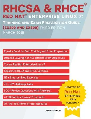 RHCSA & RHCE Red Hat Enterprise Linux 7: Príručka na školenie a prípravu na skúšku (EX200 a EX300), tretie vydanie - RHCSA & RHCE Red Hat Enterprise Linux 7: Training and Exam Preparation Guide (EX200 and EX300), Third Edition
