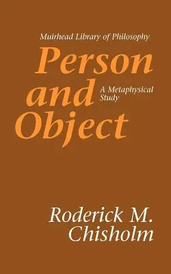 Osoba a predmet: Metafyzická štúdia - Person and Object: A Metaphysical Study