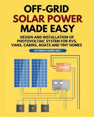 Jednoduchá solárna energia mimo siete: Návrh a inštalácia fotovoltaického systému pre obytné automobily, dodávky, chaty, lode a malé domy - Off-Grid Solar Power Made Easy: Design and Installation of Photovoltaic system For Rvs, Vans, Cabins, Boats and Tiny Homes