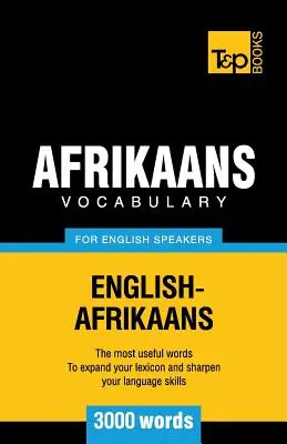 Slovník afrikánčiny pre anglicky hovoriacich - 3000 slov - Afrikaans vocabulary for English speakers - 3000 words