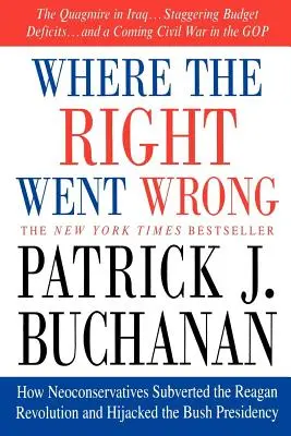Kde sa pravica pomýlila: Ako neokonzervatívci zvrátili Reaganovu revolúciu a uniesli Bushovo prezidentstvo - Where the Right Went Wrong: How Neoconservatives Subverted the Reagan Revolution and Hijacked the Bush Presidency