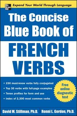 Stručná modrá kniha francúzskych slovies - The Concise Blue Book of French Verbs