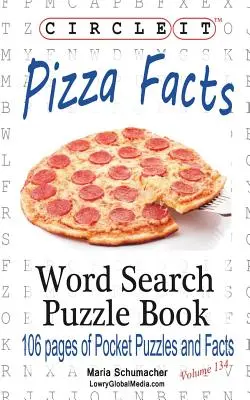 Zakrúžkujte, fakty o pizzi, hľadanie slov, puzzle kniha - Circle It, Pizza Facts, Word Search, Puzzle Book