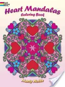 Srdcové mandaly Omaľovánky - Heart Mandalas Coloring Book