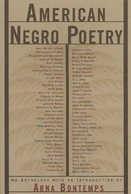 Americká černošská poézia: An Anthology - American Negro Poetry: An Anthology